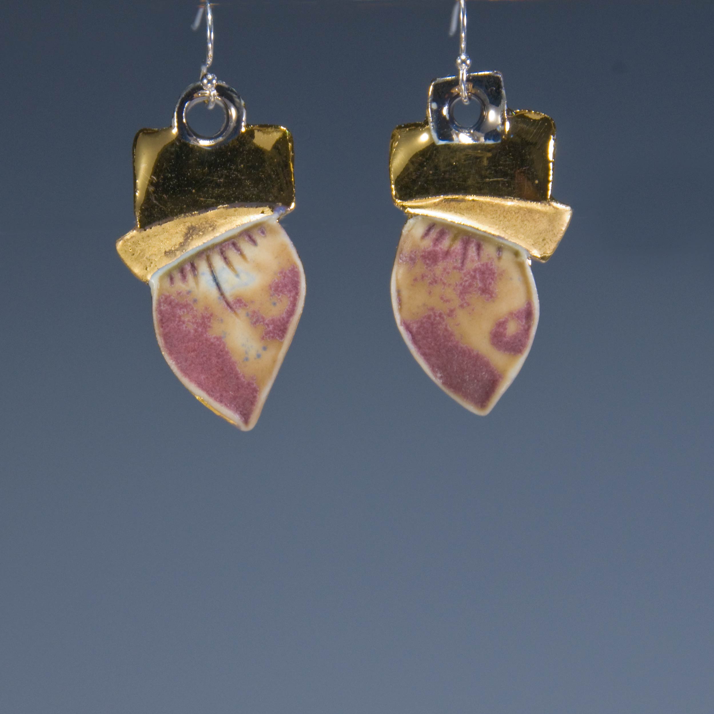 Porcelain earrings